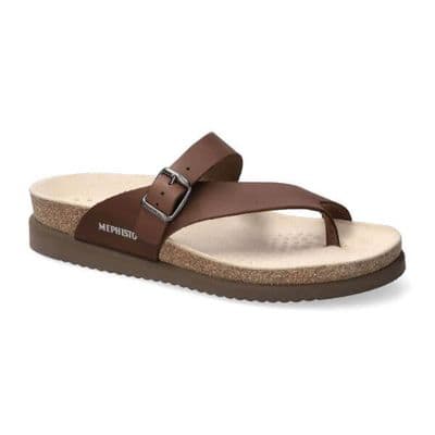 Mephisto Helen Women's Leather Sandals - Brown
