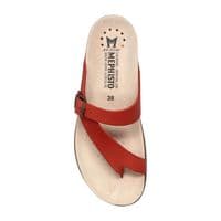 Mephisto Helen Women's Leather Sandals - Red