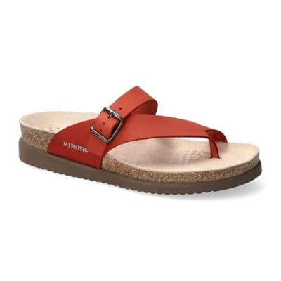 Mephisto Helen Women's Leather Sandals - Red