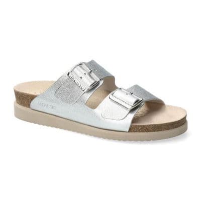 Mephisto Hester  Odysee Women's Cork Sandals - Silver