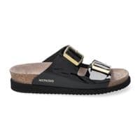 Mephisto Hester Women's Mule Sandals - Black Patent