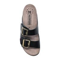 Mephisto Hester Women's Mule Sandals - Black Patent