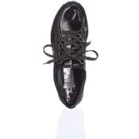 Mephisto Lady Women's Leather Shoes - Black Patent