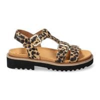 Mephisto Valny Bengal Leopard Print Sandal