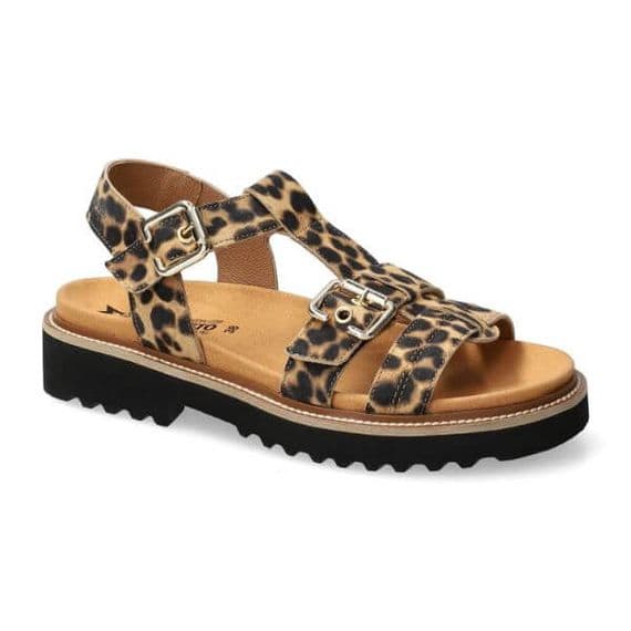 Mephisto Valny Bengal Leopard Print Sandal