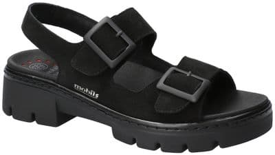 Mobils by Mephisto Amira Women's Leather Sandals - Black