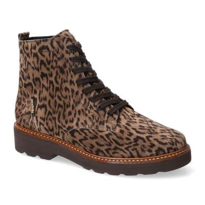 Mobils by Mephisto Odalia N Women's Ankle Boots - Brown Animal Print