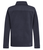 Weird Fish Boyd Plain Polar Fleece Shirt Navy