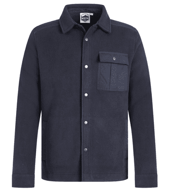 Boyd Plain Polar Fleece Shirt Navy