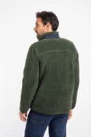 Weirdfish Fletcher Borg Full Zip Fleece Deep Lichen Green