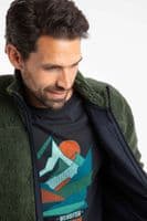 Weirdfish Fletcher Borg Full Zip Fleece Deep Lichen Green