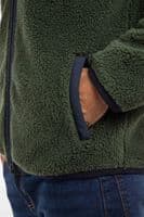 Weirdfish Fletcher Borg Full Zip Fleece Deep Lichen Green