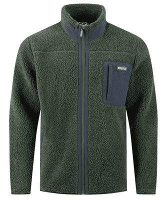 Fletcher Borg Full Zip Fleece Deep Lichen Green