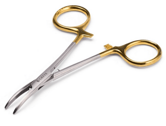 Greys Curved Fly Fishing Forceps - 5.5