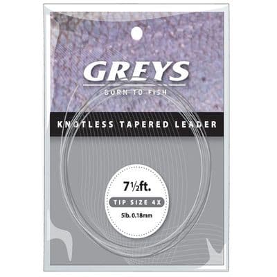 Greys Greylon Copolymer Knotless Tapered Leaders