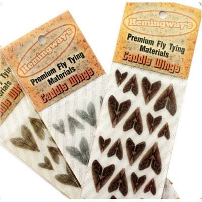 Hemingway's 20 x Assorted Caddis Wings