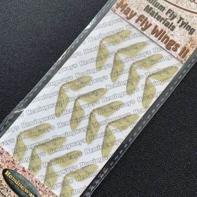 Hemingway's Large Yellow May Fly Wings