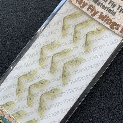 Hemingway's Medium Light Yellow May Fly Wings