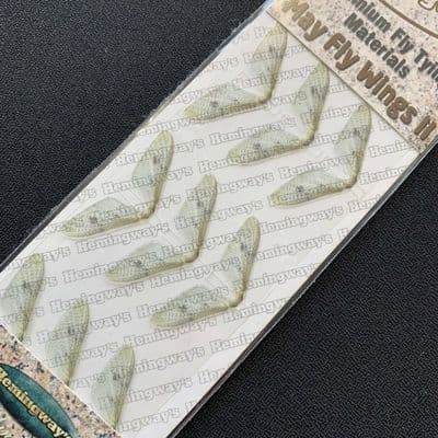 Hemingway's XL Light Grey May Fly Wings