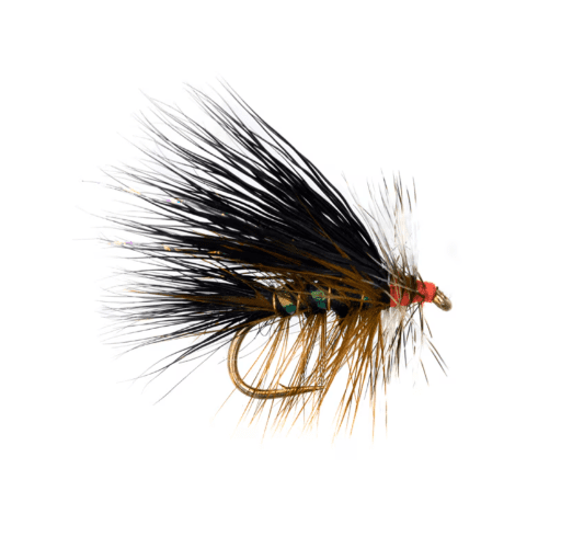 Jackie's Hot Head Sooty Olive Stimulator Trout Fly