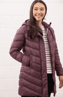Lighthouse Laurel Coat - Cranberry