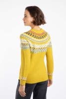 Lowell Fair Isle Jumper Antique Moss