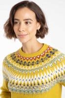 Lowell Fair Isle Jumper Antique Moss