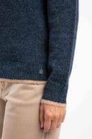 Weirdfish Miska Fair Isle Jumper Navy