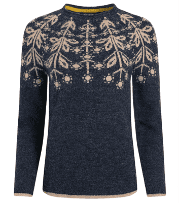 Miska Fair Isle Jumper Navy