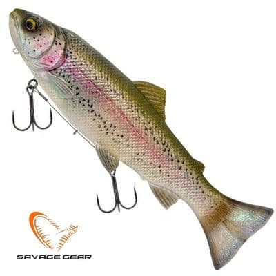 Savage Gear 3D Line Thru Pulsetail Trout  20cm 102g #1 Sink Slow Rainbow - Pike