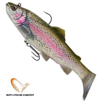 Savage Gear 3D Trout Rattle Shad lure 20.5cm 135g Fast Sink CL Rainbow