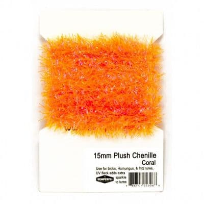 Semperfli 15mm Plush Chenille Fritz Coral