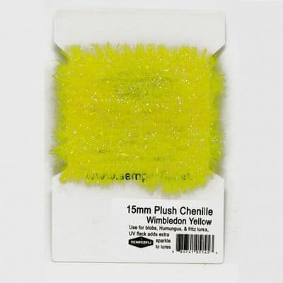 Semperfli 15mm Plush Chenille Fritz  Fl Wimbledon Yellow