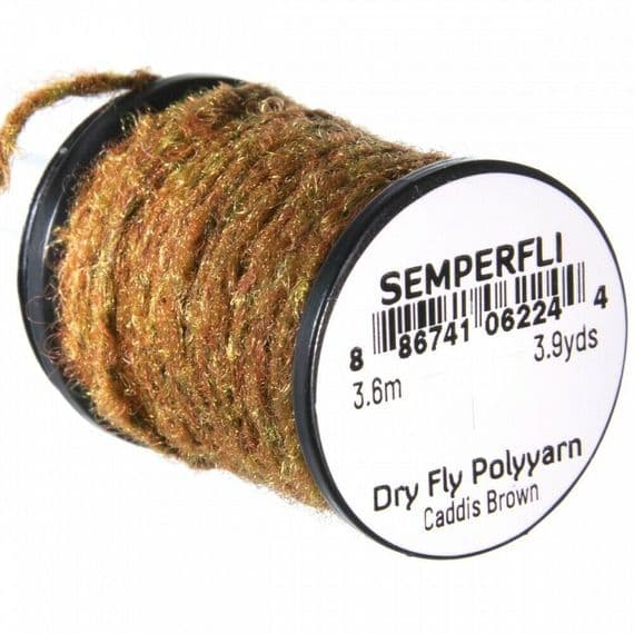 Semperfli Dry Fly Polyyarn Caddis Brown - Main Image