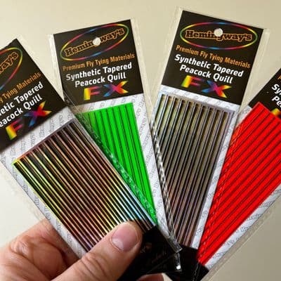 Synthetic Tapered Peacock Quill FX