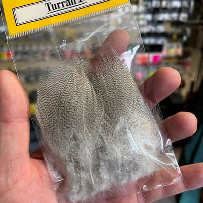 Turrall Mallard Flank Feathers - Grey