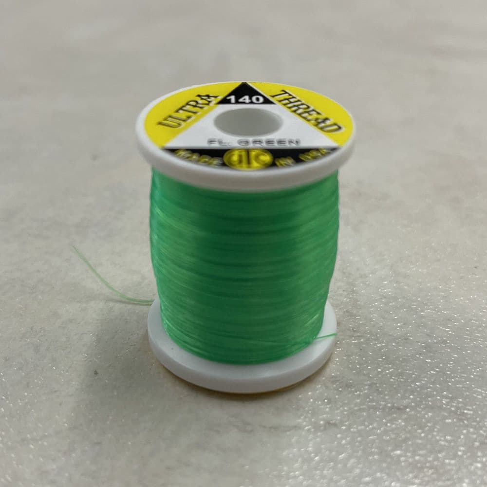 UTC Ultra Thread 140D Fl. Green Fly Tying Thread