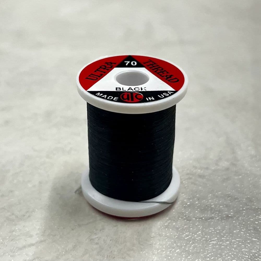 UTC Ultra Thread 70D Black Fly Tying Thread