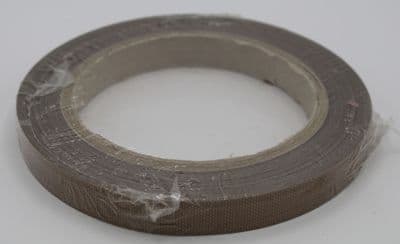 12mm x 15MTRS PTFE Glass Woven Tape (Teflon)