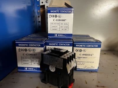24 Volt Coil~ 50-60Hz Coil 3P + 1NO Contactor C-09D10A7