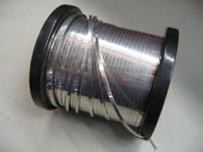 2mm x 0.1mm Sealing Blade/Band Nichrome 5 Mtrs