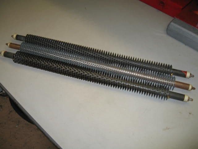 Minipack RAS/FM 76 Tubular Heater Set 3 Heaters Per Set