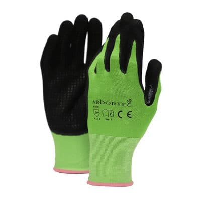 Arbortec AT150 Microfoam Nitrile Grip Climbing Gloves