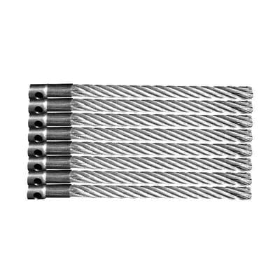 AS-Motor 60 and 60E  WeedHex Braid Brushes 8 Piece Soft