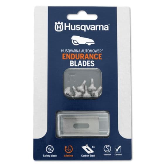 Automower® Endurance Blades - Carbon Steel Safety Blade, 6pcs