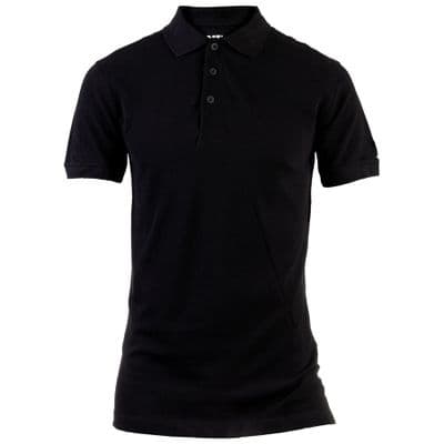 Caterpillar Essential Short Sleeve Polo Shirt - Black