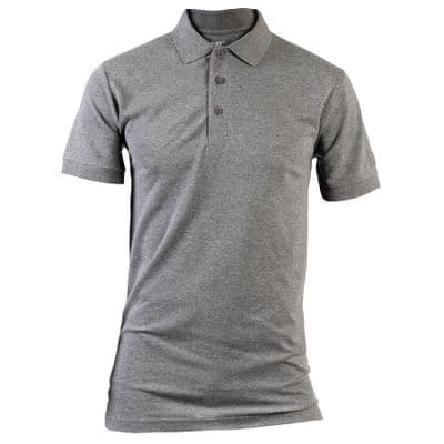 Caterpillar Essential Short Sleeve Polo Shirt - Grey