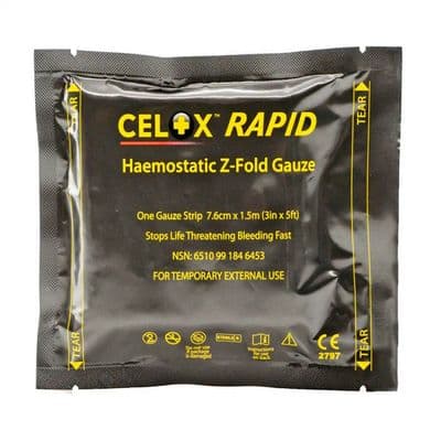 Celox Rapid Z Fold Gauze