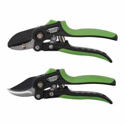 Draper Anvil & Bypass Secateurs Set