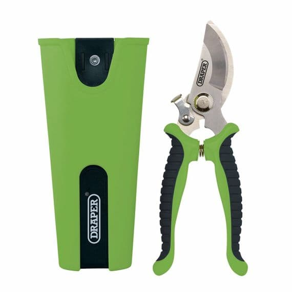 Draper Bypass Secateurs & Holster Set